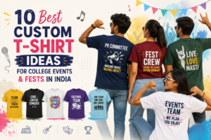10 Best Custom T-Shirt Ideas for College Events & Fests in India