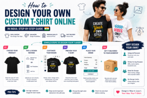 How to Design Your Own Custom T-Shirt Online in India: Step-by-Step Guide