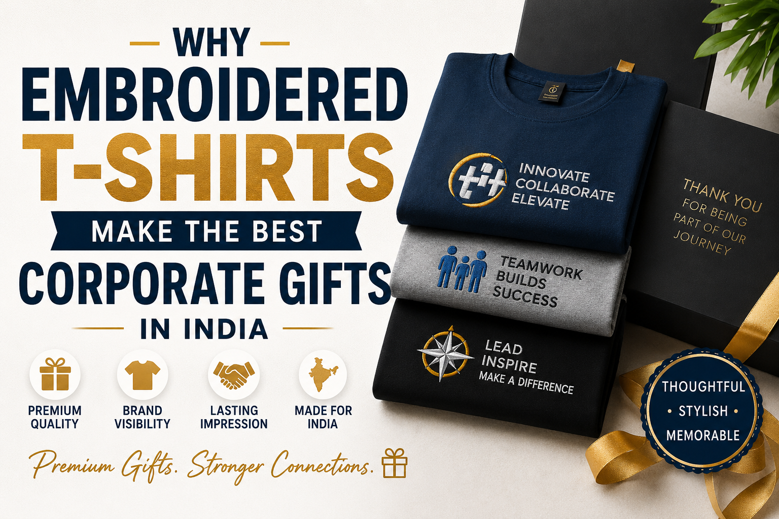 Why Embroidered T-Shirts Make the Best Corporate Gifts in India (With Order Guide)