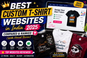 Best Custom T-Shirt Websites in India 2025: Compared & Ranked (With Honest Review)