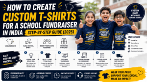 How to Create Custom T-Shirts for a School Fundraiser in India: Step-by-Step Guide (2025)