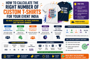 How to Calculate the Right Number of Custom T-Shirts for Your Event India