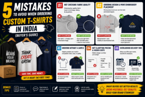 5 Mistakes to Avoid When Ordering Custom T-Shirts in India (Buyer's Guide)