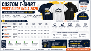 Custom T-Shirt Price Guide India 2025: How Much Should You Pay Per Piece?