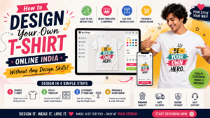 How to Design Your Own T-Shirt Online India Without Any Design Skills