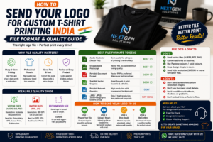 How to Send Your Logo for Custom T-Shirt Printing India — File Format & Quality Guide