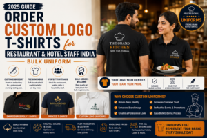 Order Custom Logo T-Shirts for Restaurant & Hotel Staff India — Bulk Uniform (2025 Guide)