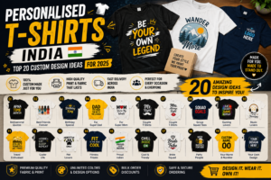 Personalised T-Shirts India — Top 20 Custom Design Ideas for 2025