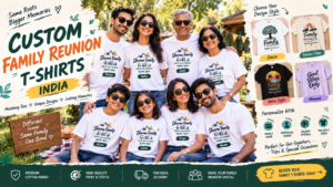 Custom Family Reunion T-Shirts India: Matching Printed Sets With Names Online